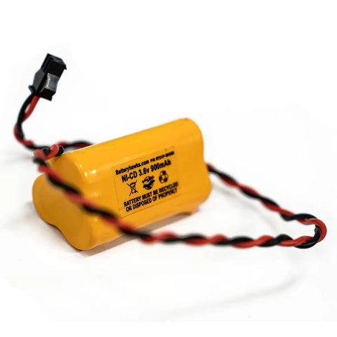 5 Pack 3.6V NiCad Battery Replacement For Emergency Exit Lights 900mAh Direct Fit Go To Backup Power For Exit Signs Replaces NiCad Cells