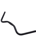 Mid Rise Aluminum Alloy Handlebar 560mm 25.4mm Clamp Black For Road Bikes Fixed Gear Handlebars Lightweight Durable Comfort