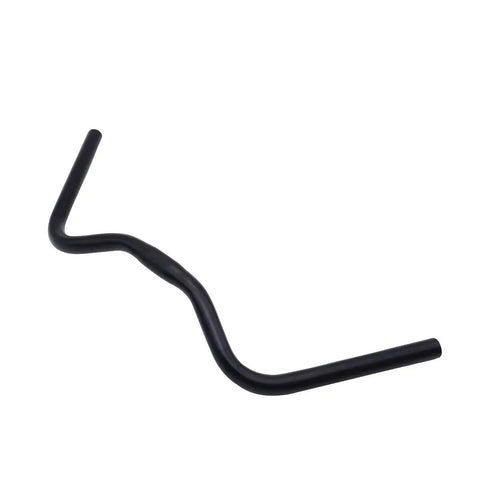 Mid Rise Aluminum Alloy Handlebar 560mm 25.4mm Clamp Black For Road Bikes Fixed Gear Handlebars Lightweight Durable Comfort