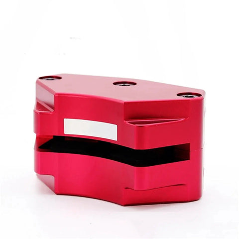 Dope High Precision Hydraulic Disc Brake Calipers For CNC Turning And Milling, Compound Tool Spindle With Air Cylinders, Caliper Turning Setup, BDO Compatible, Industrial Grade Machining red aluminum caliper body