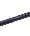 Nylon straight vacuum connector, 3/16 in. x 3/16 in., black