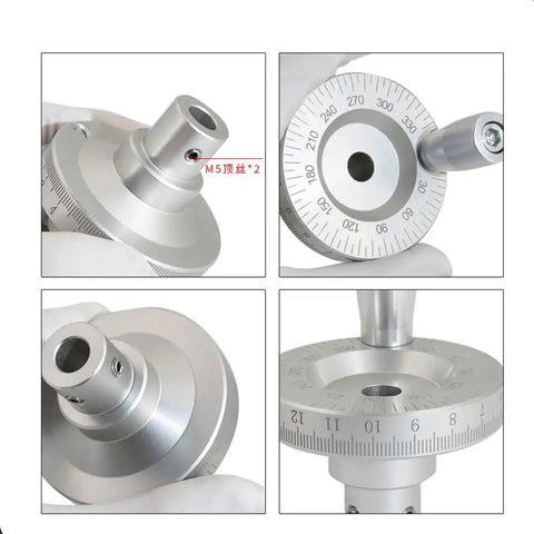 Beefy Manual Hand Wheel Linear Motion Stage With 100 200 300 400 500mm Stroke SFU1610 Ball Screw Sliding Table Module For CNC Machines Robotics And Automation Position Counter Included, aluminum hand wheel