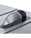 Heavy Duty Shop Rockstar With Kickass 12 Inch Table Saw featuring a sharp 12 inch blade for precise cutting.