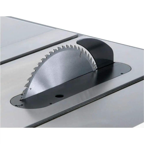 Heavy Duty Shop Rockstar With Kickass 12 Inch Table Saw featuring a sharp 12 inch blade for precise cutting.