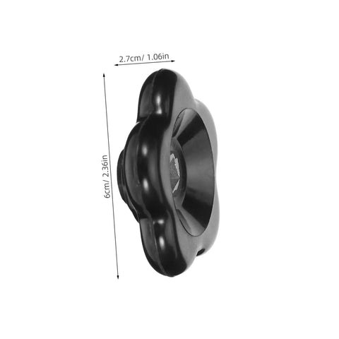 2 Pack Outdoor Faucet Spigot Handle Replacement 60mm Bakelite Butterfly Valve Handwheel With 7x7mm Square Hole For Hose Bib