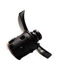 125 Mm Pneumatic Angle Grinder Polisher Sander With Turbo Trigger And Removable Canted Side Handle showing air turbine mechanism.