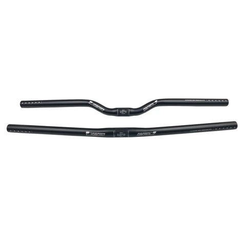 Lightweight 25.4mm Aluminum MTB Handlebar 600mm Long, Flat Or Rise Bar For Mountain Bike, 6061 Alloy, Matte Black Finish