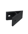 4 Pack 45 Degree Aluminum Corner Brackets For 4040 Profiles Black Aluminum Extrusion Accessories With Mounting Screws And Nuts Easy Install Strong Joint Connectors For 45 Degree Builds close-up