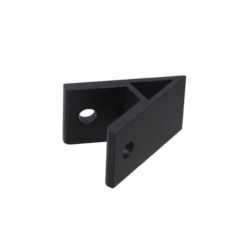 4 Pack 45 Degree Aluminum Corner Brackets For 4040 Profiles Black Aluminum Extrusion Accessories With Mounting Screws And Nuts Easy Install Strong Joint Connectors For 45 Degree Builds close-up