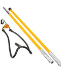 Big Shot Launcher Set With 2 Four Foot Poles, Head, Rubber Tubing And Pouch, Individually Boxed For Easy Setup