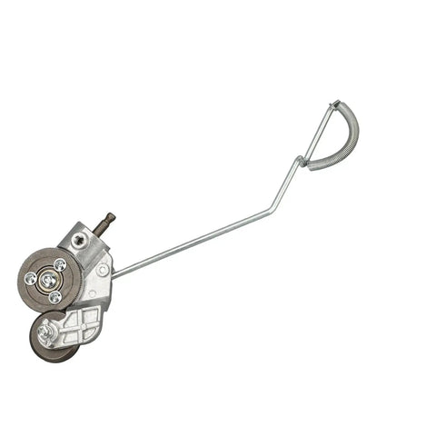Heavy Duty Electric Drill Plate Cutter, metal shear attachment with a handle for sheet cutting, designed for DIY projects.