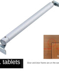Spring Door Closer With Aluminum Alloy Body, Smooth Soft Close, Adjustable 90 Degree Stop, Heavy Duty Up To 80kg