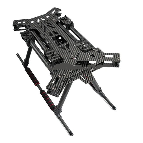 Foldable Carbon Fiber RC Aircraft Frame Kit For Drones And UAVs No Tools Needed Snap In Install Lightweight Yet Beastly Tough Exterior