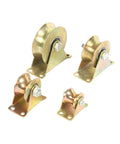 Top Shelf Sliding Door Roller Set Got You Covered With Rust Proof Plated Steel Track Wheels And Precision Bearings for smooth operation.