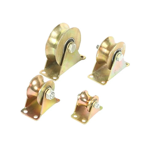 Top Shelf Sliding Door Roller Set Got You Covered With Rust Proof Plated Steel Track Wheels And Precision Bearings for smooth operation.