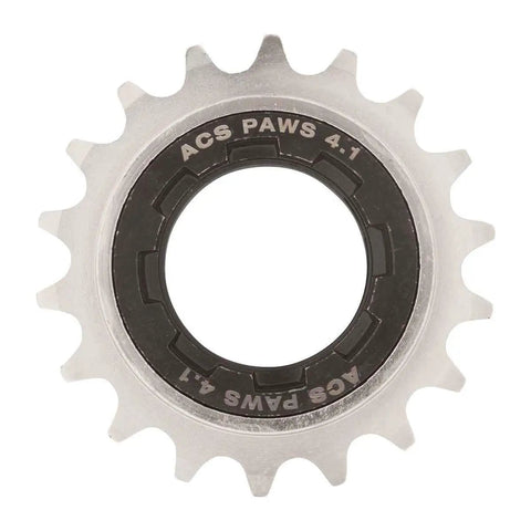 Paws 4.1 BMX Freewheel 18T with nickel plated sprocket for high torque and smooth power transfer cold forged steel construction