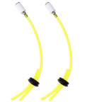 Two Pack Fuel Line 2 Hole Grommet Assembly for MC43 E43 Auger Replacement Parts Kit with primer bulbs, yellow hoses, and grommets.