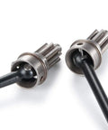 Close-up of Front CVD Axle Shaft Set With Portal Drive Input Gear for 1 to 10 RC TRX 4 Beef Up Your Driveline in steel.