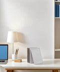 20pcs White Corrugated Cardboard Sheets 8x6 Inches 1.5mm Thick Shockproof Packing Inserts on a desk