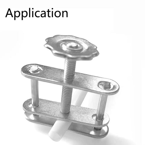 Flow Control Pipe Clamps 4 Pack Water Stop Clips for Hoses and Lab Tubing Adjustable Swivel Screw Clamp for experiments