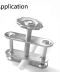 Set Of 20 Flow Control Pipe Clamps Water Stop Clamps Hose Fixing Clips With Swivel Screws showing clamp application on hose