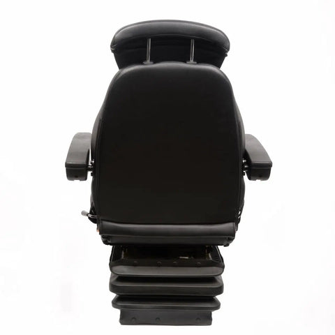 Beefed Up Heavy Duty Tractor Seat With Mechanical Suspension Adjustable Armrests And Three Height Positions front view