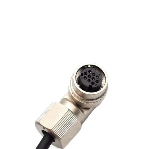 Close-up of a Servo Motor Encoder Cable JZSP-CVP02-03-E JZSP-CVP02-05-E JZSP-CVP02-10-E for 7 Series Size JZSP-CVP02-15-E connector