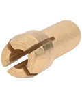 Close-up of Top Tier 4 Sets Mini Drill Collet Brass Chucks Adapter Rotary Tool 4.2mm Shank for electric grinders.