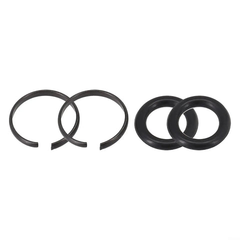 Professional Grade Impact Wrench Retainer Ring Kit With Sealed O Rings Two Pack includes two clips and O-rings for pneumatic tools.