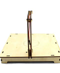 Front view of Electric Foam Cutter Table For Pro Grade Foam Crafting With Adjustable Temperature Hot Wire, beige color.