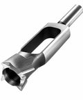 Heavy Duty 7/8 Inch Wood Tenon Dowel Plug Cutter And Plug Maker Tool For Carpentry Projects Featuring Dang Solid Hardened Steel Build with angled tip.