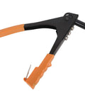 Ditch The Flimsy Tools And Grab This Heavy Duty Riveter Kit For Serious Metal And Plastic Jobs Including Auto Body Gutter Repairs With 120 Premium Rivets For Rock Solid Connections On Every Single Project, black hand riveter with orange handles
