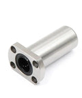Two Pack Flange Linear Motion Ball Bearings Built Tough For Smooth Low Friction Precision In Steel Construction Projects LMH6UU LMH8UU LMH10UU LMH16LUU 16x28x70 LMH20 LMH25 Durable Steel Fit Easy Install flange bearing