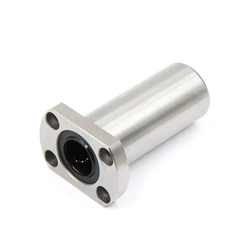 Two Pack Flange Linear Motion Ball Bearings Built Tough For Smooth Low Friction Precision In Steel Construction Projects LMH6UU LMH8UU LMH10UU LMH16LUU 16x28x70 LMH20 LMH25 Durable Steel Fit Easy Install flange bearing