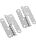 Detachable 4 Inch Stainless Steel Round Corner Hinge For Wardrobe Doors And Room Doors Two Piece Split Design Lets You Lift Off The Door