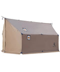 Hammock Hot Tent With Stove Jack For Winter Camping, spacious versatile wall tent with snow skirt, side view