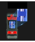 Professional Digital Wall Scanner And Stud Finder With Pinpoint Live Wire Detection displaying sensor readings on screen