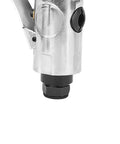 No Nonsense Heavy Duty Right Angle Pneumatic Die Grinder Spinning At 20000 Rpm with steel body and 90-degree angle design.