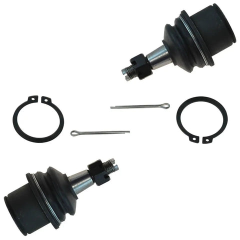 Top Shelf Front Lower Control Arms And Ball Joints Suspension Kit Six Piece Set For Rear Wheel Drive Chrysler 300 Charger 2005 To 2010. Includes two ball joints and fastening hardware.