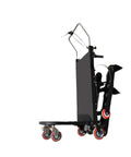 Heavy Duty Electric Stair Climber Hand Truck With Brushless Motor And Crawler Wheels For Moving Furniture Safely Up Or Down Steps No Assembly Needed At All, side view