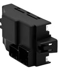 Upgraded High Performance Blower Motor Resistor For Buick LaCrosse And Regal 2010 Through 2016 showing electrical connectors and black housing design.