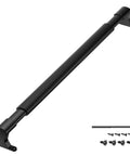 Aluminum RV Screen Door Handle, Adjustable 20 to 32 Inches, Built Tough Grab Bar and Crossbar for Camper Entry, Universal Fit for RV Motorhome Travel Trailer, Black, with screws
