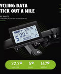 LCD Display Meter KT LCD3U All In One With USB Interface And Waterproof Plug on bike handlebars