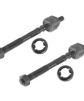 Pro Grade Front Suspension Kit For Honda Civic Si 1999 2000 with control arm ball joints and tie rod ends viewed from above.