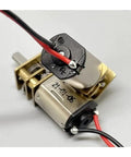 Ga12 N20 12 Mm Full Metal Gear Reduction Motor With D Shaft DC 3V To 6V 36 RPM showing wiring and metal assembly details.