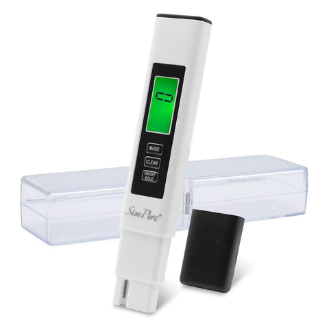 4 In 1 TDS EC Temperature Meter For Drinking Water, Hydroponics, Aquarium, Pool And RO Systems with case and display