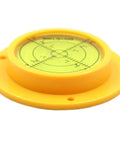 90mm Green Bullseye Bubble Level With Mounting Holes, Heavy Duty Pro Grade Spirit Level for RVs and Construction, side view