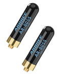 Dual Band Ham Radio Antenna For VHF UHF 144 430 MHz, 1.96 Inch Stubby SMA Female Long Range Antenna, 2 Pack