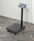 Heavy Duty Shipping Scale With 660 Pound Capacity Foldable Digital Platform absolute breeze for luggage and postal packages on floor.