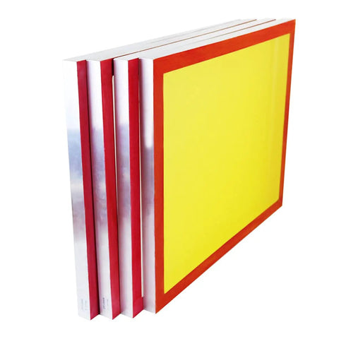 Dry Sift Screen Set With Aluminum Frame And Polyester Mesh, 4 Piece Kit 20 x 24 Inches with bright colored mesh screens